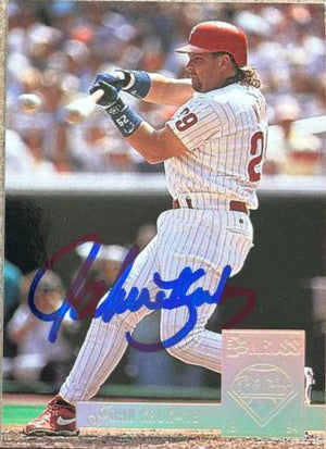 John Kruk Signed 1994 Donruss Special Edition Baseball Card - Philadelphia Phillies