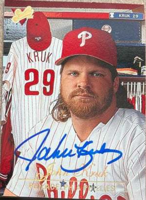 John Kruk Signed 1994 Studio Baseball Card - Philadelphia Phillies