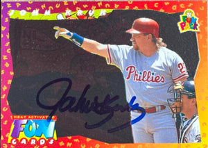 John Kruk Signed 1994 Upper Deck Fun Pack Baseball Card - Philadelphia Phillies #230