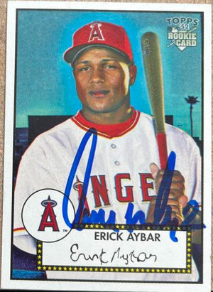 Erick Aybar Signed 2006 Topps '52 Rookies Baseball Card - Anaheim Angels