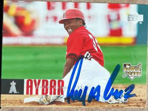 Erick Aybar Signed 2006 Upper Deck Baseball Card - Anaheim Angels