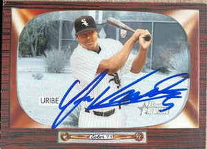 Juan Uribe Signed 2004 Bowman Heritage Baseball Card - Chicago White Sox