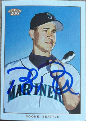 Bret Boone Signed 2002 Topps 206 Baseball Card - Seattle Mariners
