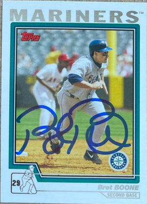 Bret Boone Signed 2004 Topps Baseball Card - Seattle Mariners