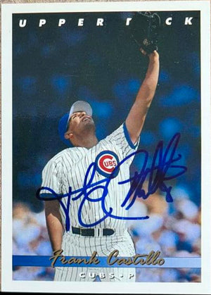 Frank Castillo Signed 1993 Upper Deck Baseball Card - Chicago Cubs