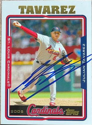 Julian Tavarez Signed 2005 Topps Baseball Card - St Louis Cardinals