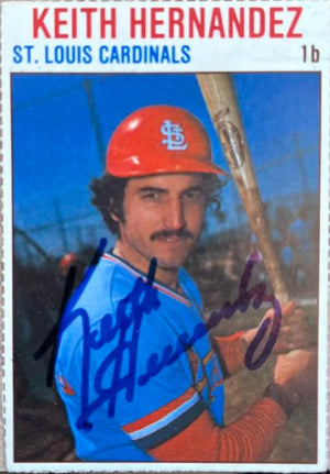 Keith Hernandez Signed 1979 Hostess Baseball Card - St Louis Cardinals