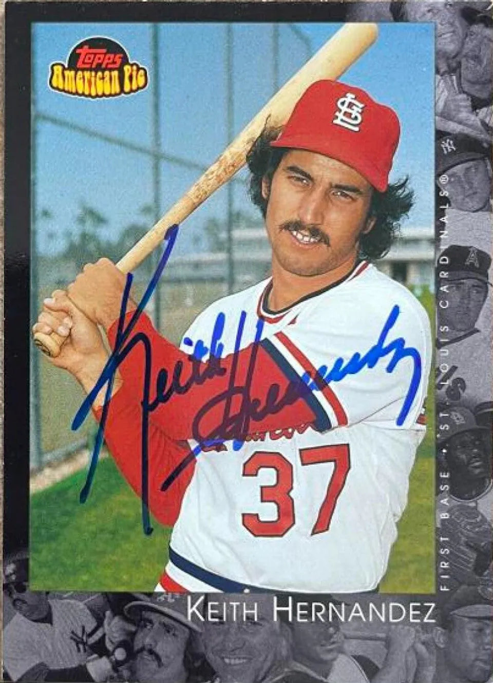 Keith Hernandez Signed 2001 Topps American Pie Baseball Card - St Louis Cardinals