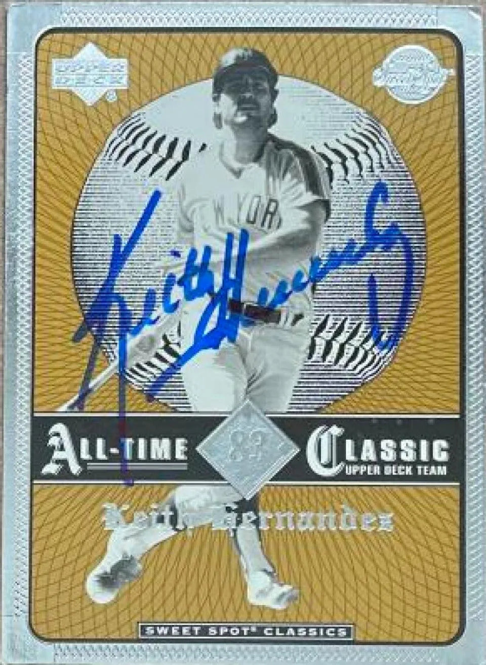 Keith Hernandez Signed 2002 Upper Deck Sweet Spot Classics Baseball Card - New York Mets