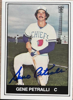 Geno Petralli Signed 1982 TCMA Baseball Card - Syracuse Chiefs