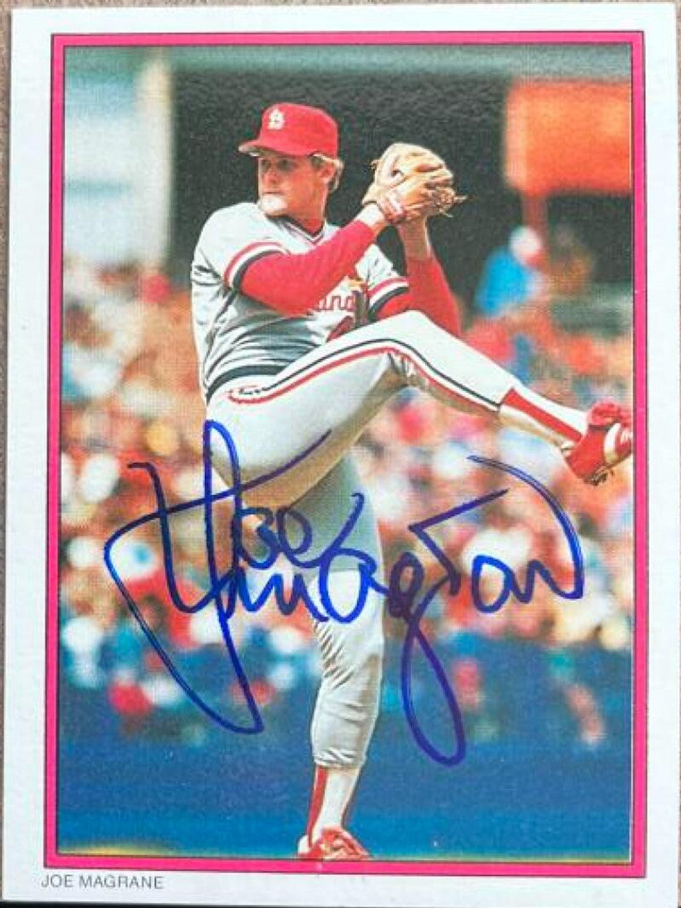 Joe Magrane Signed 1988 Topps All-Star Glossy Baseball Card - St Louis Cardinals