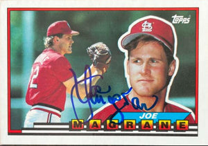 Joe Magrane Signed 1989 Topps Big Baseball Card - St Louis Cardinals
