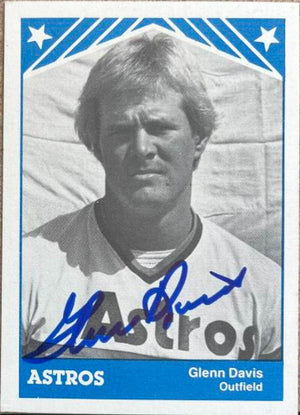 Glenn Davis Signed 1983 TCMA Baseball Card - Columbus Astros