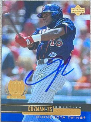 Christian Guzman Signed 2000 Upper Deck Baseball Card - Minnesota Twins