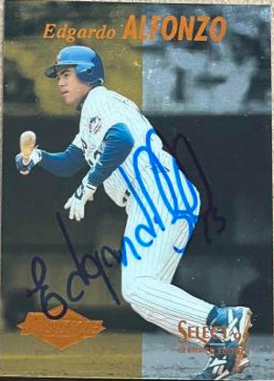Edgardo Alfonzo Signed 1995 Select Certified Baseball Card - New York Mets