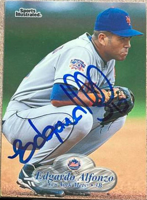 Edgardo Alfonzo Signed 1998 Sports Illustrated Baseball Card - New York Mets