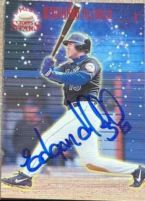Edgardo Alfonzo Signed 1998 Topps Stars Baseball Card - New York Mets
