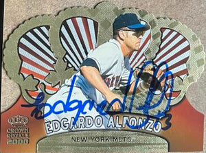 Edgardo Alfonzo Signed 2000 Pacific Royale Baseball Card - New York Mets