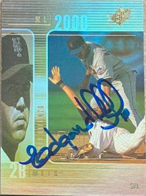 Edgardo Alfonzo Signed 2000 SPx Baseball Card - New York Mets