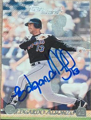 Edgardo Alfonzo Signed 2000 Topps Stars Baseball Card - New York Mets