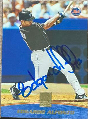 Edgardo Alfonzo Signed 2001 Topps Reserve Baseball Card - New York Mets