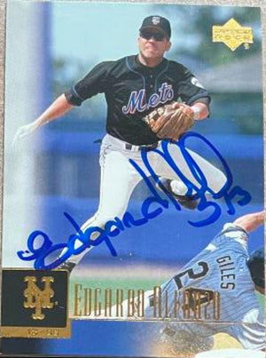 Edgardo Alfonzo Signed 2001 Upper Deck Baseball Card - New York Mets