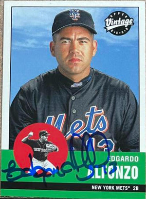 Edgardo Alfonzo Signed 2001 Upper Deck Vintage Baseball Card - New York Mets #283