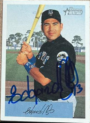 Edgardo Alfonzo Signed 2001 Bowman Heritage Baseball Card - New York Mets