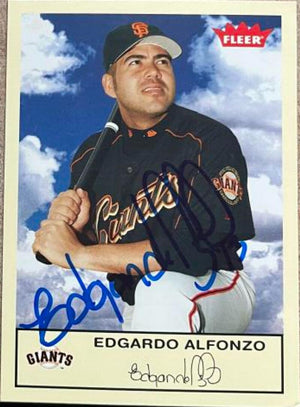 Edgardo Alfonzo Signed 2005 Fleer Tradition Baseball Card - San Francisco Giants