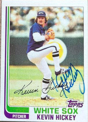 Kevin Hickey Signed 1982 Topps Baseball Card - Chicago White Sox