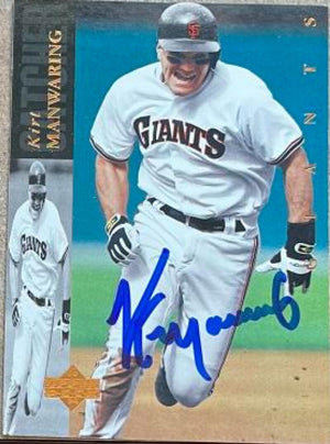 Kirt Manwaring Signed 1994 Upper Deck Baseball Card - San Francisco Giants