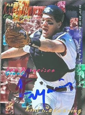 カート・マンワーリング サイン入り 1995 フリーア ベースボールカード - サンフランシスコ ジャイアンツ