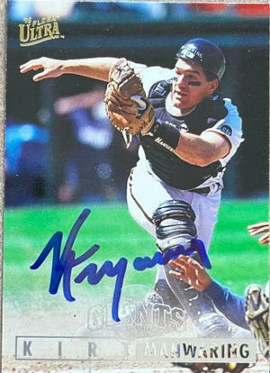 カート・マンワーリング サイン入り 1995 Fleer Ultra ベースボールカード - サンフランシスコ ジャイアンツ