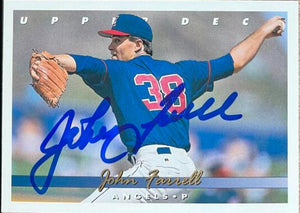 John Farrell Signed 1993 Upper Deck Baseball Card - Anaheim Angels