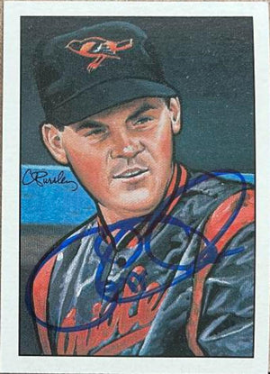 Gregg Olson Signed 1990 Bowman Sweepstakes Baseball Card - Baltimore Orioles