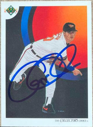 Gregg Olson Signed 1991 Upper Deck Baseball Card - Baltimore Orioles #47