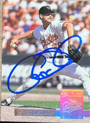 Gregg Olson Signed 1994 Donruss Special Edition Baseball Card - Baltimore Orioles