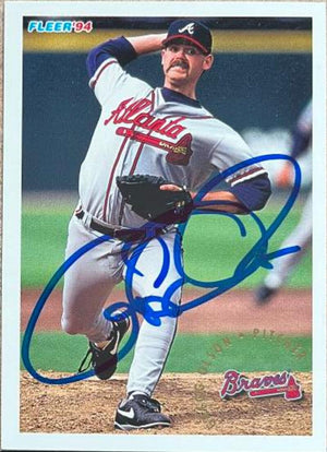 Gregg Olson Signed 1994 Fleer Update Baseball Card - Atlanta Braves