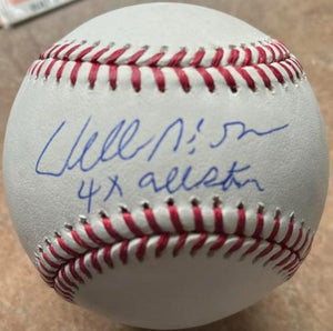 Willie McGee Signed ROMLB Baseball w/ 4X All-Star Inscription