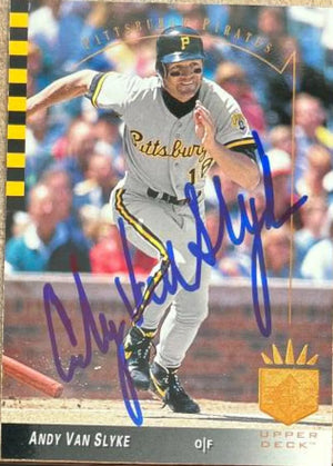 Andy Van Slyke Signed 1993 SP Baseball Card - Pittsburgh Pirates