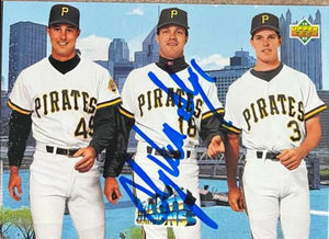 Andy Van Slyke Signed 1993 Upper Deck Baseball Card - Pittsburgh Pirates #480