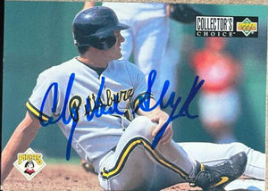 Andy Van Slyke Signed 1994 Collector's Choice Baseball Card - Pittsburgh Pirates #346