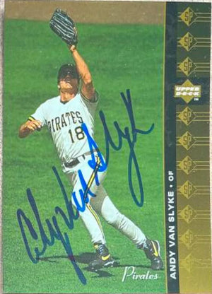 Andy Van Slyke Signed 1994 SP Baseball Card - Pittsburgh Pirates