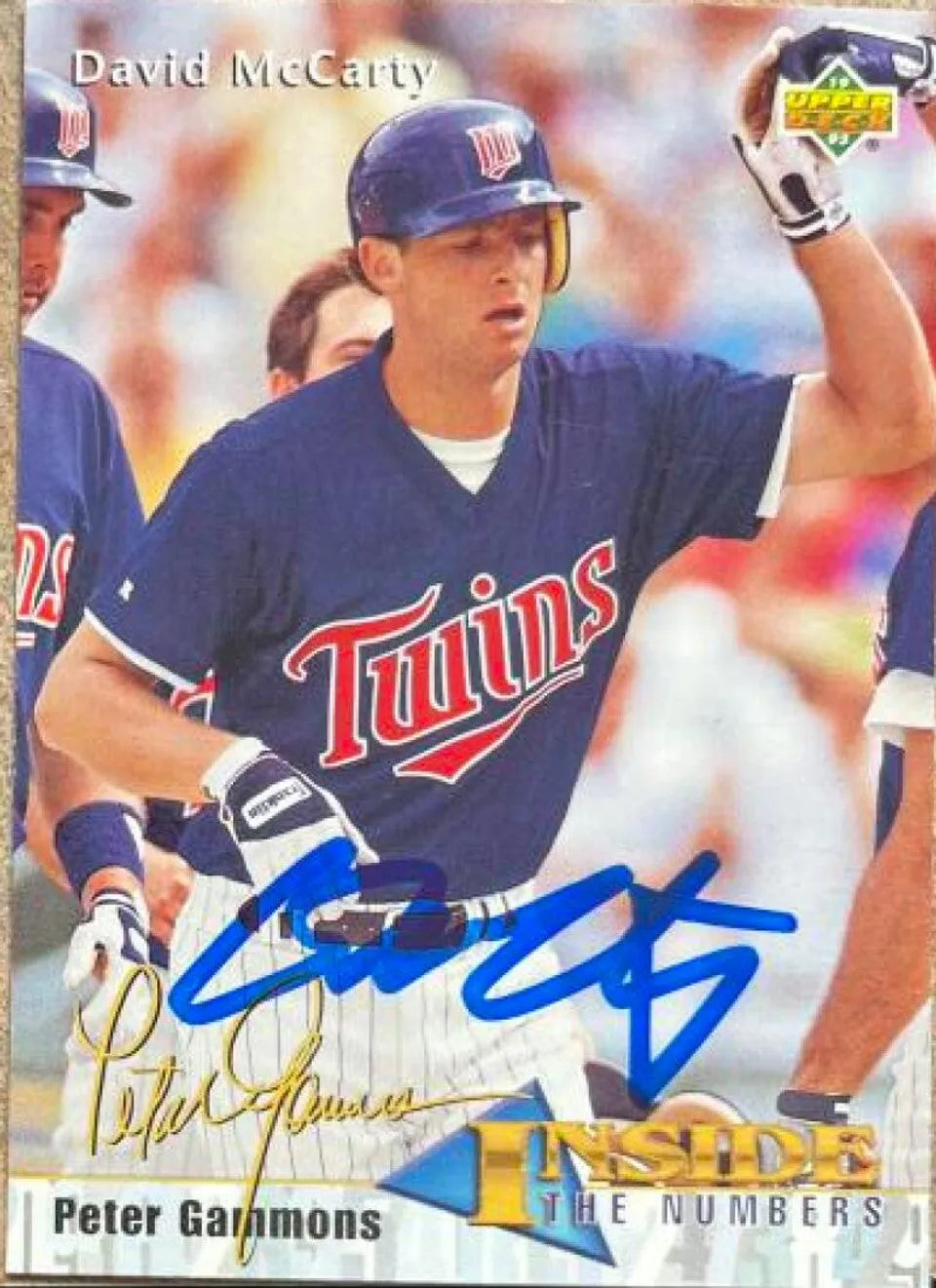 David McCarty Signed 1993 Upper Deck Baseball Card - Minnesota Twins #462