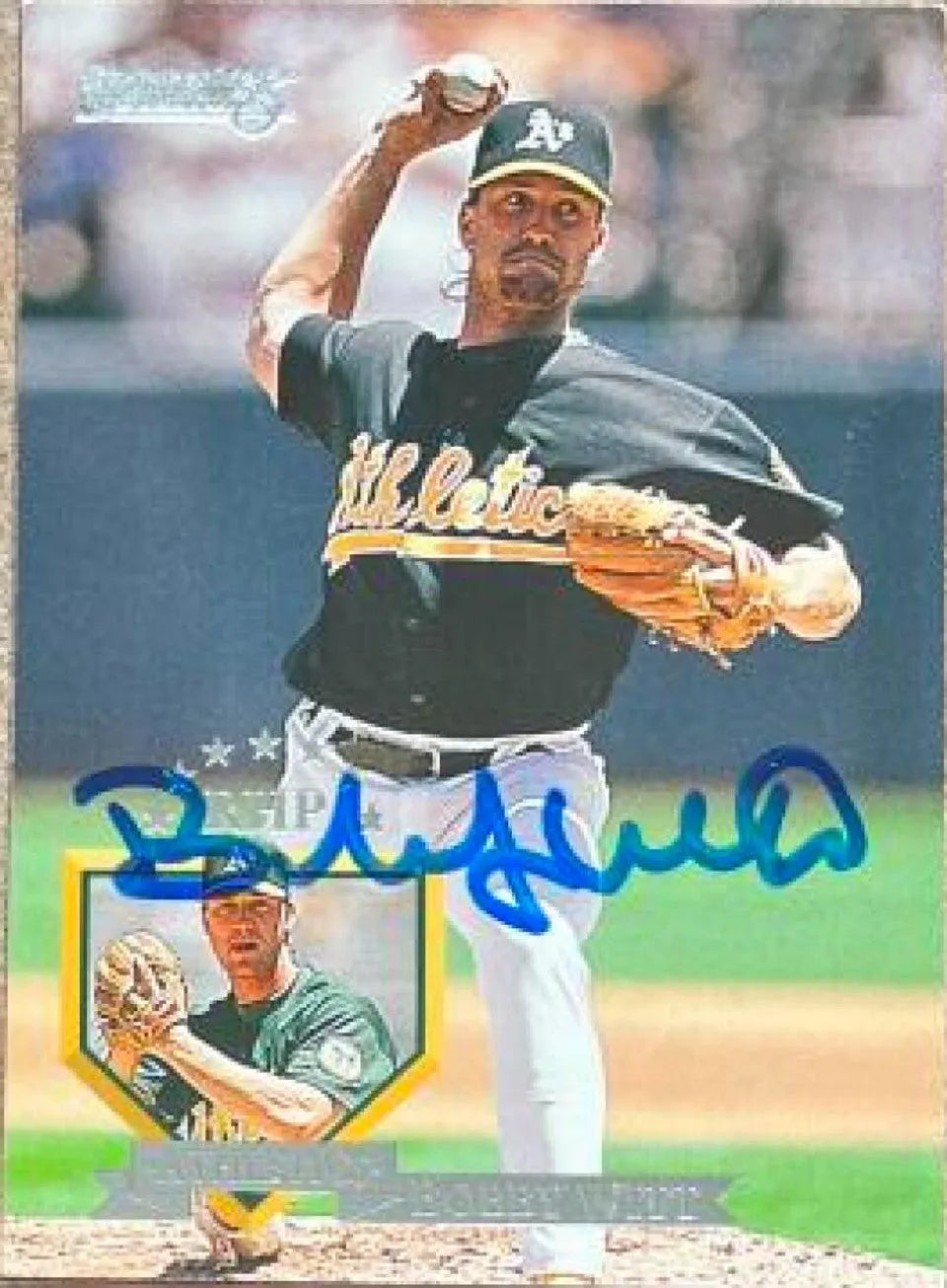 Bobby Witt Signed 1995 Donruss Baseball Card - Oakland A's