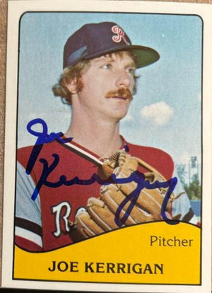 Joe Kerrigan Signed 1979 TCMA Baseball Card - Rochester Red Wings