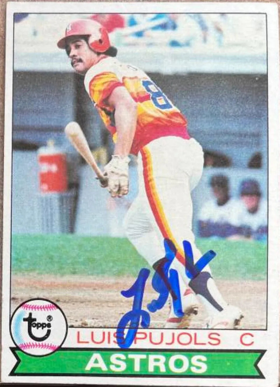 Luis Pujols Signed 1979 Topps Baseball Card - Houston Astros