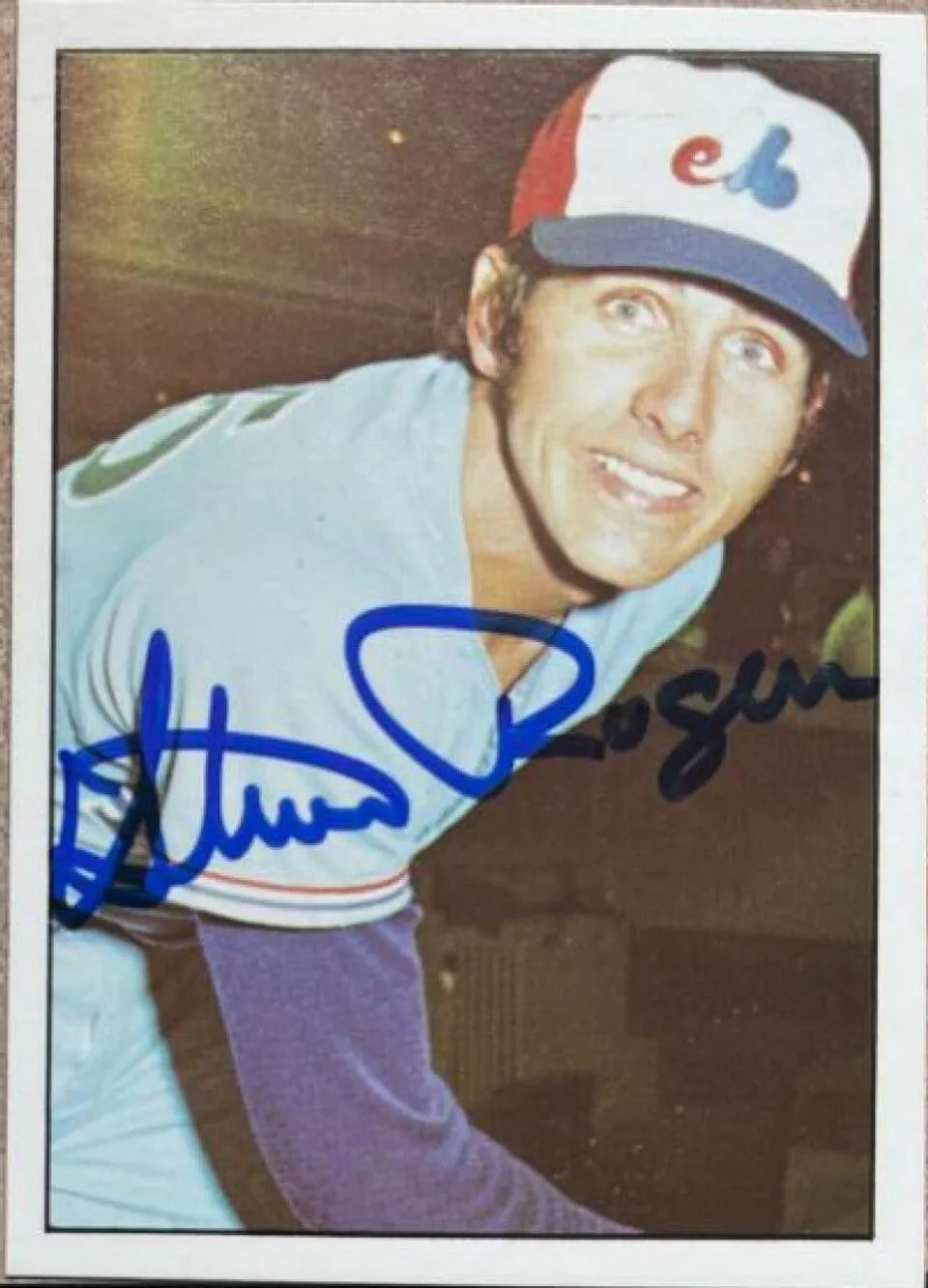 Steve Rogers Signed 1976 SSPC Baseball Card - Montreal Expos