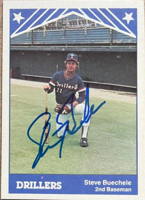 Steve Buechele Signed 1983 TCMA Baseball Card - Tulsa Drillers