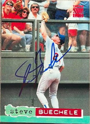 Steve Buechele Signed 1994 Stadium Club Baseball Card - Chicago Cubs